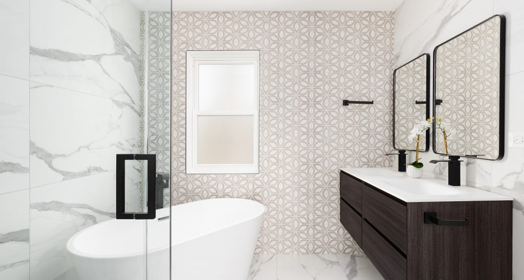 Bathroom Remodeling with Modern Fixtures New Vanity and Updated Tile for a Refreshed and Stylish Space