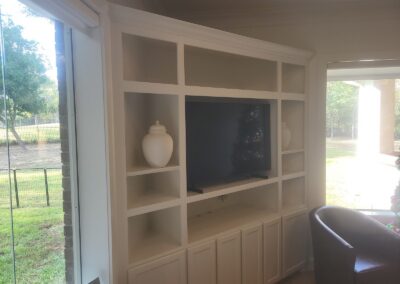 Custom Built in Media Wall