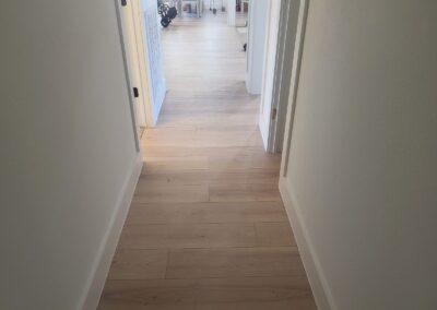 Hallway with Luxury Vinyl Plank Flooring