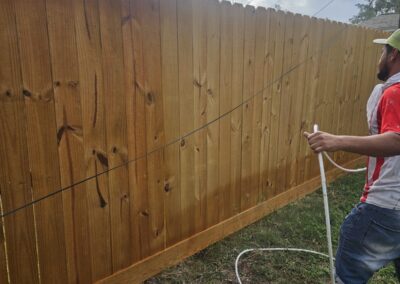 New Cedar Privacy Fence Installation