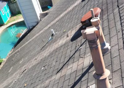 Roof on a Humble Home Before Replacement